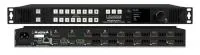 Lightware mx2-8x8-dh-4dpi-a,  матричный коммутатор 8x8 (8xhdmi2.0 выходов (4k,18 гбит/с) + +4xdisplayport 1.2 входов (4k,18 гбит/с)+4xhdmi 2.0 входов (4k,18 гбит/с) ; де-эмбеддер аудио (2 порта выход.)