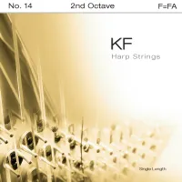 Harp F2 string Bow Brand KF - Concert harp F 1 octave composite synthetic string