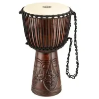 Meinl proadj4-l  джембе 12" professional african style, цвет african queen carving