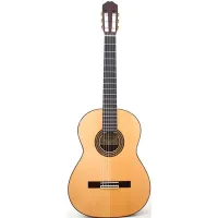 Raimundo 104B-S классическая гитара, верхняя дека - массив ели, нижняя дека и обечайка - бубинга, гриф - красное дерево, накладка - палисандр.