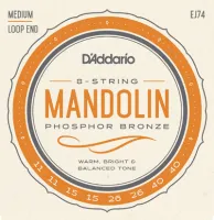 Комплект струн для мандолины D'Addario EJ74