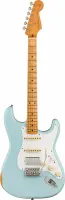 FENDER VINTERA '50s Stratocaster HSS ROADWORN MN Sonic Blue электрогитара, цвет голубой, чехол в комплекте