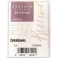 D`addario dct0230 sale  трости для кларнета bb, reserve classic (3), 2шт. в пачке
