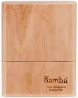Box for reeds Bambu RA02 - Box for 6 alto saxophone or clarinet reeds with an original retractable system of Patagonian cherry lenga