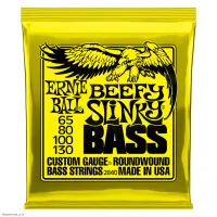 ERNIE BALL 2840 Nickel Wound Slinky Beefy 65-130 - Струны для бас-гитары