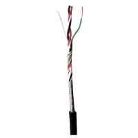 MIC4.K 4-х проводной микрофонный/ MIDI кабель 4 х 24 AWG медь, изоляция полиэтилен, оплетка PVC, диаметр 5,97 мм, сопротивление 0,099 ом/1 метр, емкость 151 pF/ 1 метр@ 1кгц, цвет черный, RapcoHorizon