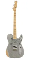 FENDER Brad Paisley Road Worn Telecaster®, Maple Fingerboard, Silver Sparkle электрогитара