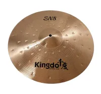 KINGDO 16" SN8 CRASH - тарелка crash, размер 16". сплав В8, звучание Thin, яркое, короткое звучание