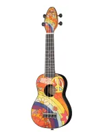K2-68 Keiki Designer Series Укулеле сопрано, с чехлом и тюнером, Ortega
