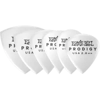 Ernie Ball 9343 Компл.медиаторов. Prodigy/2mm/Белые/6шт/цена за комплект