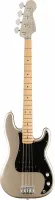 FENDER 75TH ANV P BASS DMND ANV бас-гитара, цвет - платинум, чехол в комплекте