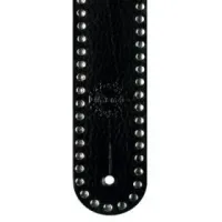 DIMARZIO 2 INCH CUSTOM ITALIAN STUDDED LEATHER STRAP (MEDIUM) BLACK DD3262M кожаный гитарный ремень (средний) с металлическими к