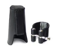 LC27L Leather Кожаная лигатура и кожаный колпачок для саксофона альт, Vandoren