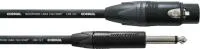Cordial CPM 10 FP микрофонный кабель XLR female/моно джек 6,3 мм, разъемы Neutrik, 10,0 м, черный