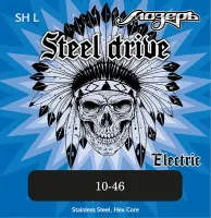 SH-L Steel Drive Комплект струн для электрогитары, сталь, 10-46, Мозеръ