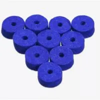 Ahead AWFBLU Blue фетровые шайбы, цвет синий, упаковка 10 шт, размеры 1.5" x 0.5"