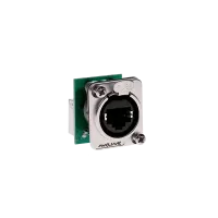 AVCLINK E8FDP Адаптер проходной, RJ45 гнездо - RJ45 гнездо, установка на панель, тип-D