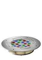 DTS DIVE 18R RGB, SPOT lens, IP68, Recessed   Светодиодный подводный прожектор для скрытой установки (до 2-х м.), 3253 lux/ 3m, 1500 Lum, 18 LEDs (6 x Red, 6 x Green, 6 x Blue), угол 6‘, DMX 512, управление через контроллер Z30 (5 шт.), Z60 (10 шт.), 30 В