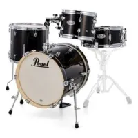 PEARL MDT764P/C701 - барабанная установка серии Midtown.Цвет: No. 701 Black Gold Spark - черный с золотыми брызгами.(1614B/1007T/1312F/1355S)