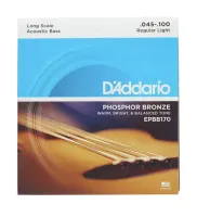 D'ADDARIO EPBB-170 стр. акустический бас, фосфорная бронза, 45-065-080-100