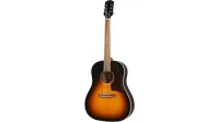 GIBSON J-45 Studio Walnut Walnut Burst леворукая электроакустическая гитара, цвет санбёрст