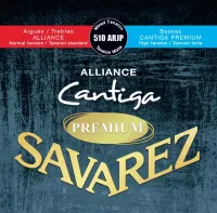 Savarez alliance-cantiga premium 510arjp -Комплект струн для классической гитары басы cantiga на многожильной композитной основе с посеребренной медной обмоткой выполнены из новых материалов с использованием новых технологий. дисканты alliance из фторугл
