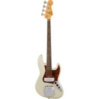 Fender 1962 Journeyman Relic Jazz Bass бас-гитара Custom Shop, цвет Aged Olympic White