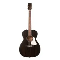 Art & lutherie legacy faded black  акустическая гитара grand, массив кедра/ дикая вишня, цвет черный