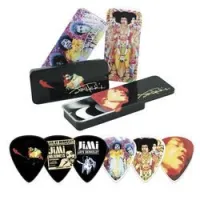 Dunlop jhpt24 jimi hendrix pick tin sale  сувенирный набор медиаторов в пенале, 12 шт