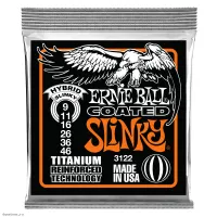 ERNIE BALL 3122 RPS Coated Titanium Slinky Hybrid 9-46 - Струны для электрогитары