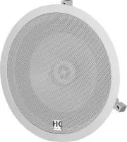 HK AUDIO IL 60-CTC Широкополосная потолочная акустическая система. Комплектация - 1x6.5"+1x3\4". Мощность RMS\Peak -40\80 Вт, чувствительность 89 дБ, Max SPL 106 дБ, диапазон воспроизводимых частот 70-20000 Гц, Цвет белый