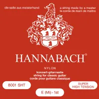 800SHT Red SILVER PLATED Комплект струн для классической гитары, нейлон/посеребренные Hannabach