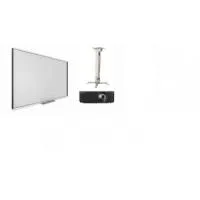 Комплект: интерактивная доска SMART SBM787V с проектором EXD201W и креплением DSM-14Kw