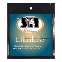 Струны для укулеле SIT UK110S-TI, Ukulele Standard Black (Soprano / Concert)