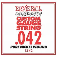 Ernie Ball 1242 струна .042 для электрогитары, никелевая навивка