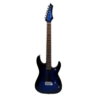 Russtone RUSSD-SSH MBS - Электрогитара, Дерево деки: Ясень, Arch top, Дерево грифа: Твёрдый клён, матовый лак, Звукосниматели: SSH, чёрные, Цвет: MBS,