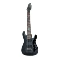 Schecter DAMIEN ELITE-8 STBLK Гитара электрическая, 8 струн, крепление грифа: на болтах; дека: крас