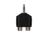Soundking CC310 Переходник, 2X RCA (гнездо) - джек (стерео, штекер) 3.5 мм