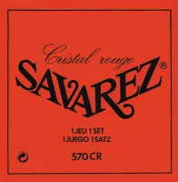 570CR Cristal Rouge Комплект струн для классической гитары, посеребренные, Savarez