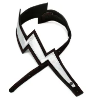 25LNBT00 Lightning Bolt Ремень для гитары, замша, Planet Waves