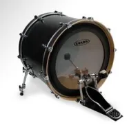 Evans bd22gmad  22" gplus clear пластик для бас бар. однослойн. прозрач. с демп. кольцом