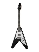 E235BK Электрогитара V-образная, черная, Caraya