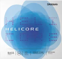 HH610-3/4M Helicore Комплект струн для контрабаса размером 3/4, D'Addario
