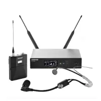 SHURE QLXD14E/SM35 K51 Радиосистема с поясным передатчиком QLXD1 и головным микрофоном SM35