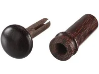 Violin endpin Acura In Sight VE-NIEP4M - Grade A rosewood endpin with sound post installation control hole for 4/4-3/4 violin