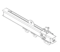 Adamson S-Series Moving Point Extended Beam Удлинительная балка с плавно регулируемой точкой подвеса массива S-series.