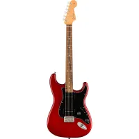 FENDER NOVENTA STRAT PF CRT электрогитара, цвет - красный, чехол в комплекте