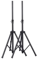 ROXTONE SSK200A Black Сет из 2-х стоек SS019 и одного чехла, (1 стойка: Высорта: 115-180см., Вес: 2,1кг., Нагрузка: 45кг., Цвет: Матовый Черный). Поставляется по 3шт. в коробке: 44х28х102см.