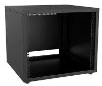 Caymon PR209/B Рэковый шкаф 19''. Монтажная высота 9U. Габаритные размеры, мм (Ш x В (с ножками) x Г): 540 х453 (471) х 500. Масса 17,7 кг. Цвет черный  (RAL9004).