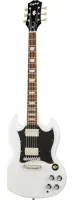 EPIPHONE 1961 Les Paul SG Standard Aged Classic White электрогитара, цвет белый, в комплекте кейс